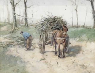 Anton Mauve - The wood gatherer