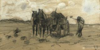 Anton Mauve - Working the land