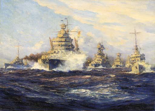 Anton Otto Fischer - The Great Armada