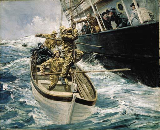 Anton Otto Fischer - The Rescue