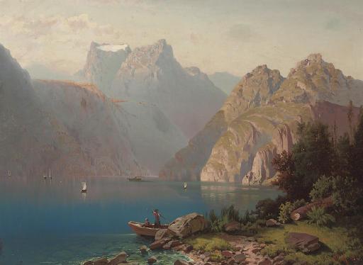 Anton Pick - An Alpine Lake In Summer