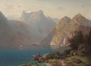 Anton Pick - An Alpine Lake In Summer