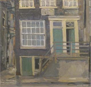 Anton Pieck - Old houses, Amsterdam