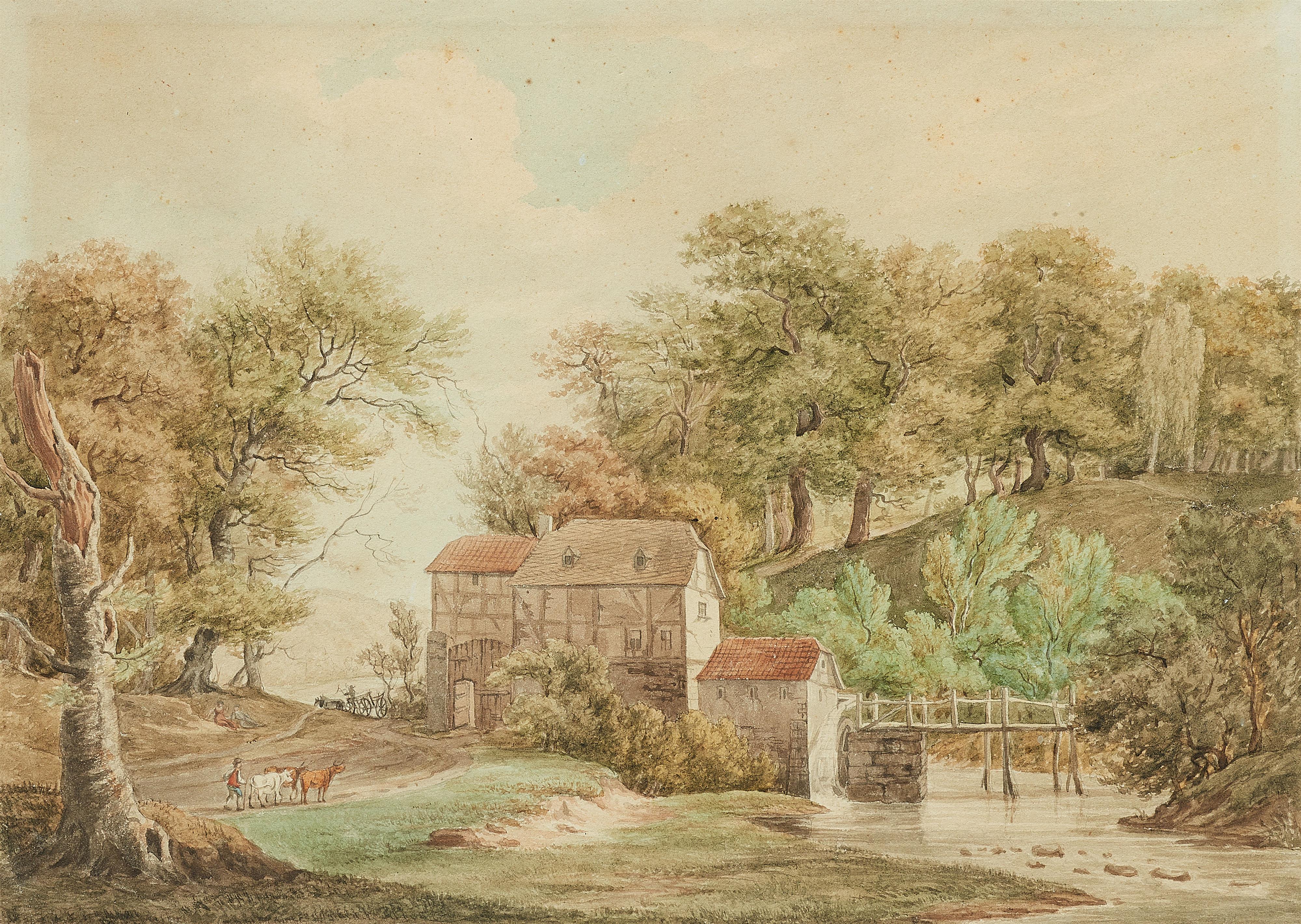 Anton Radl - Mühle am Wasser