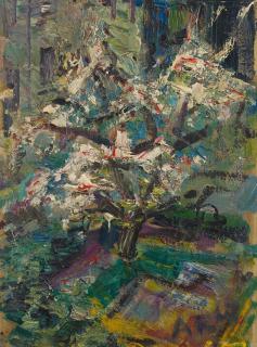 Anton Räderscheidt - Blühender Kirschbaum