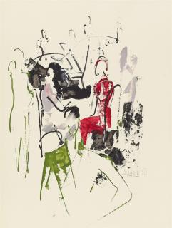 Anton Räderscheidt - Interieurszene