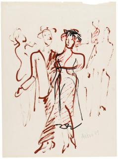 Anton Räderscheidt - Ohne Titel (Figuren)