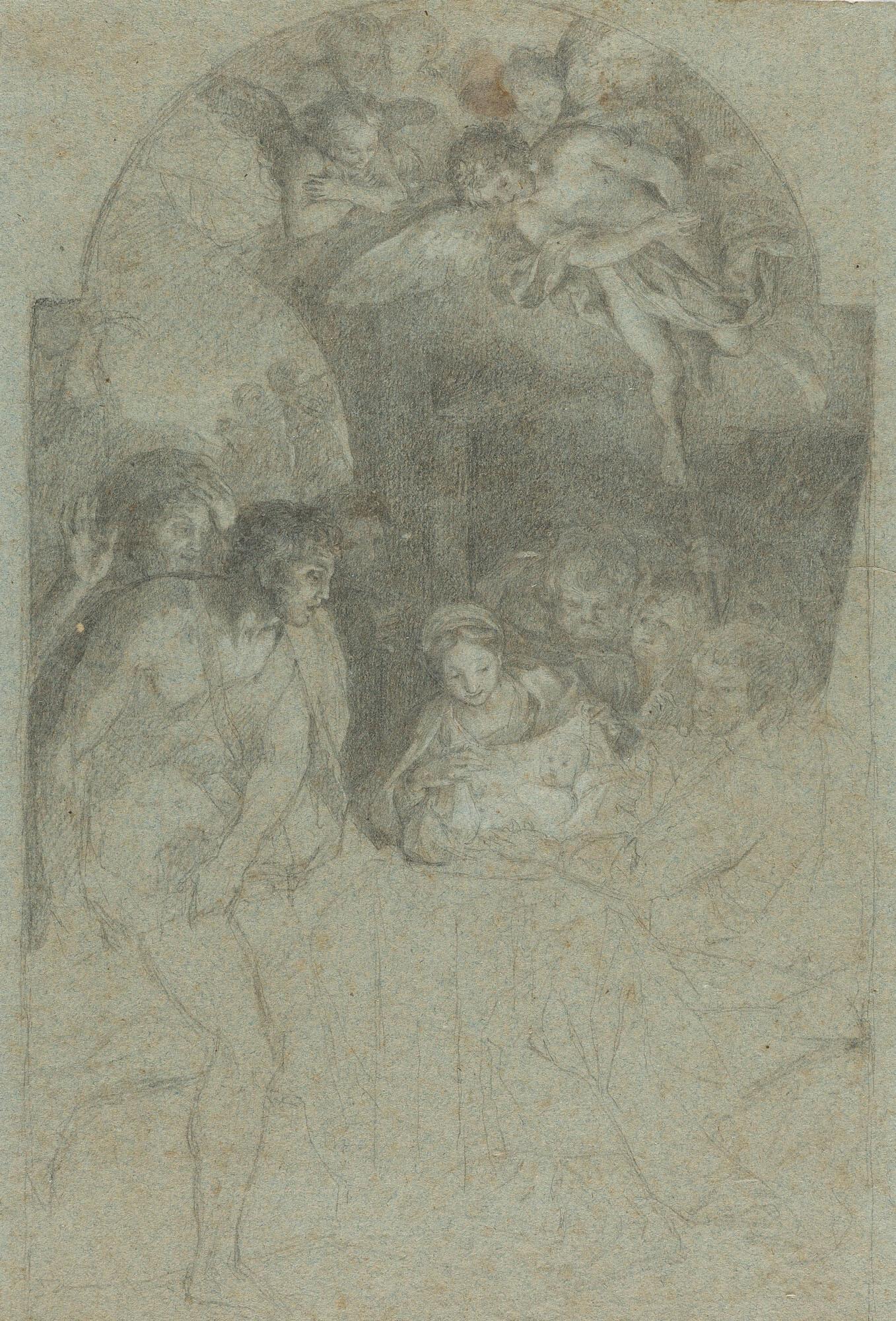 Anton Raffael Mengs - Die Anbetung der Hirten.