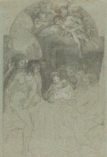 Anton Raffael Mengs - Die Anbetung der Hirten.