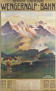 Anton Reckziegel - Berner-Oberland, Wengernalp-Bahn