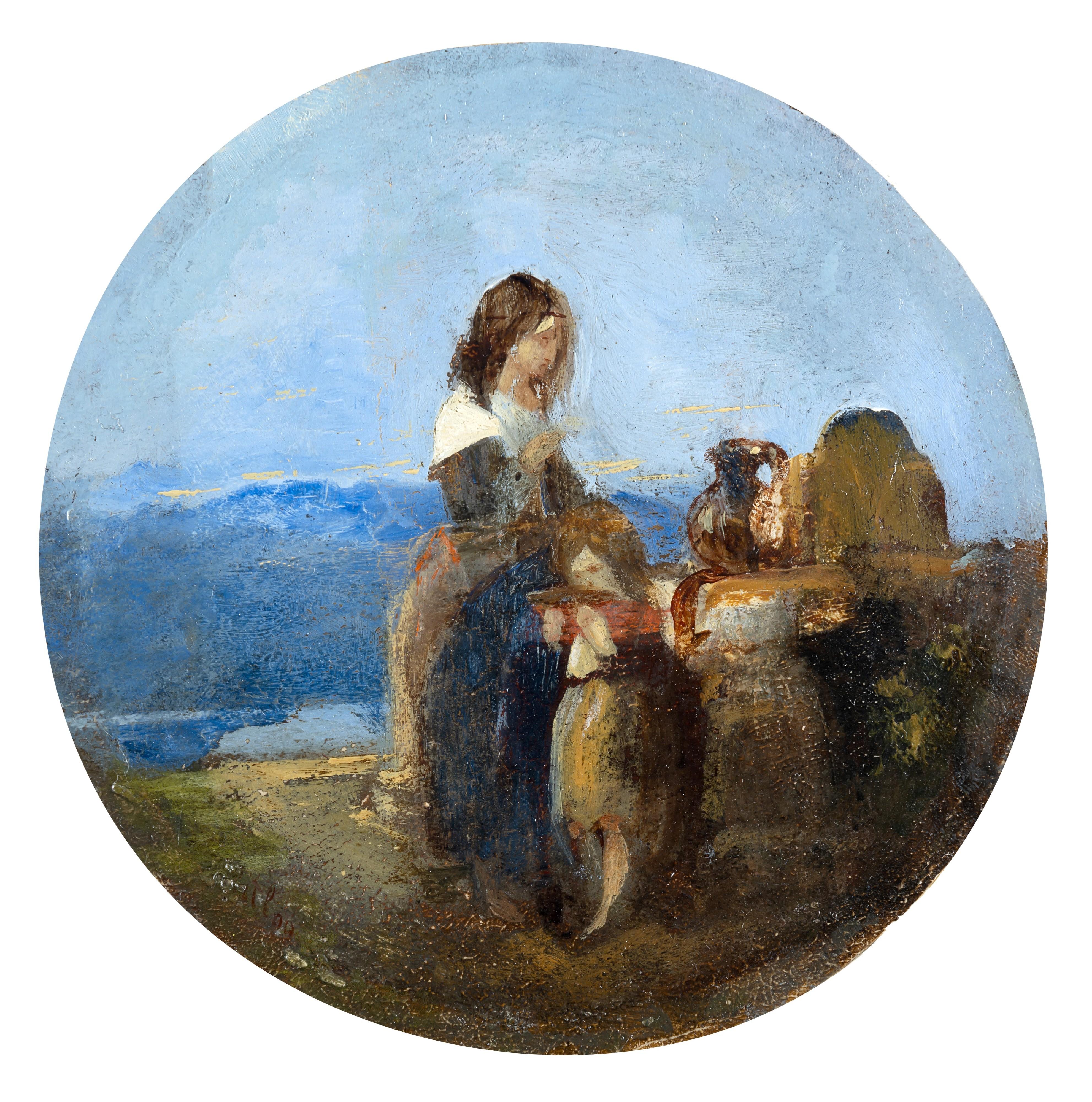 Anton Sminck Van Pitloo - Alla fonte