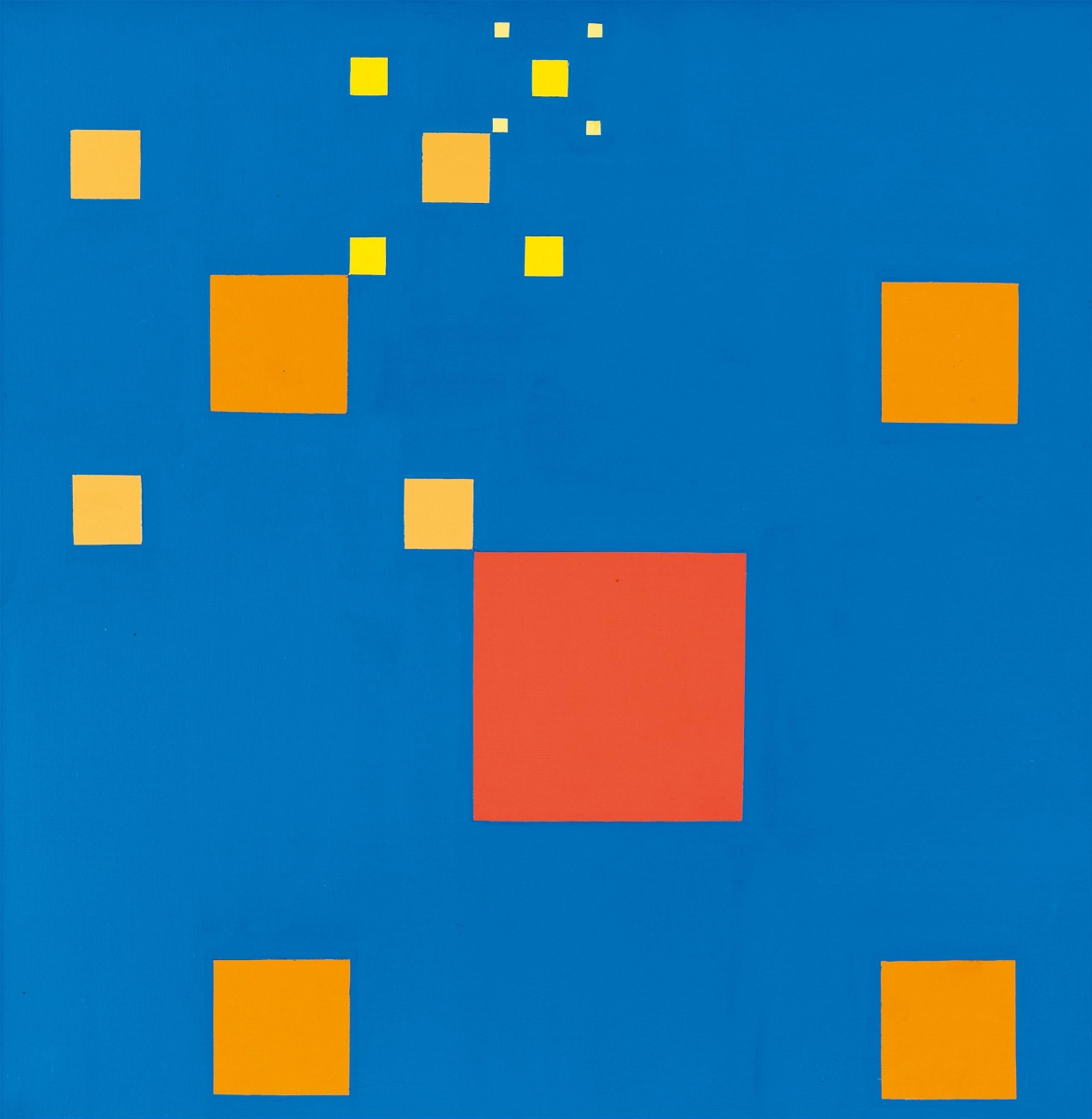 Anton Stankowski - Generationen blau