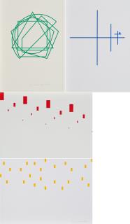 Anton Stankowski - Konvolut von 8 Mappen.