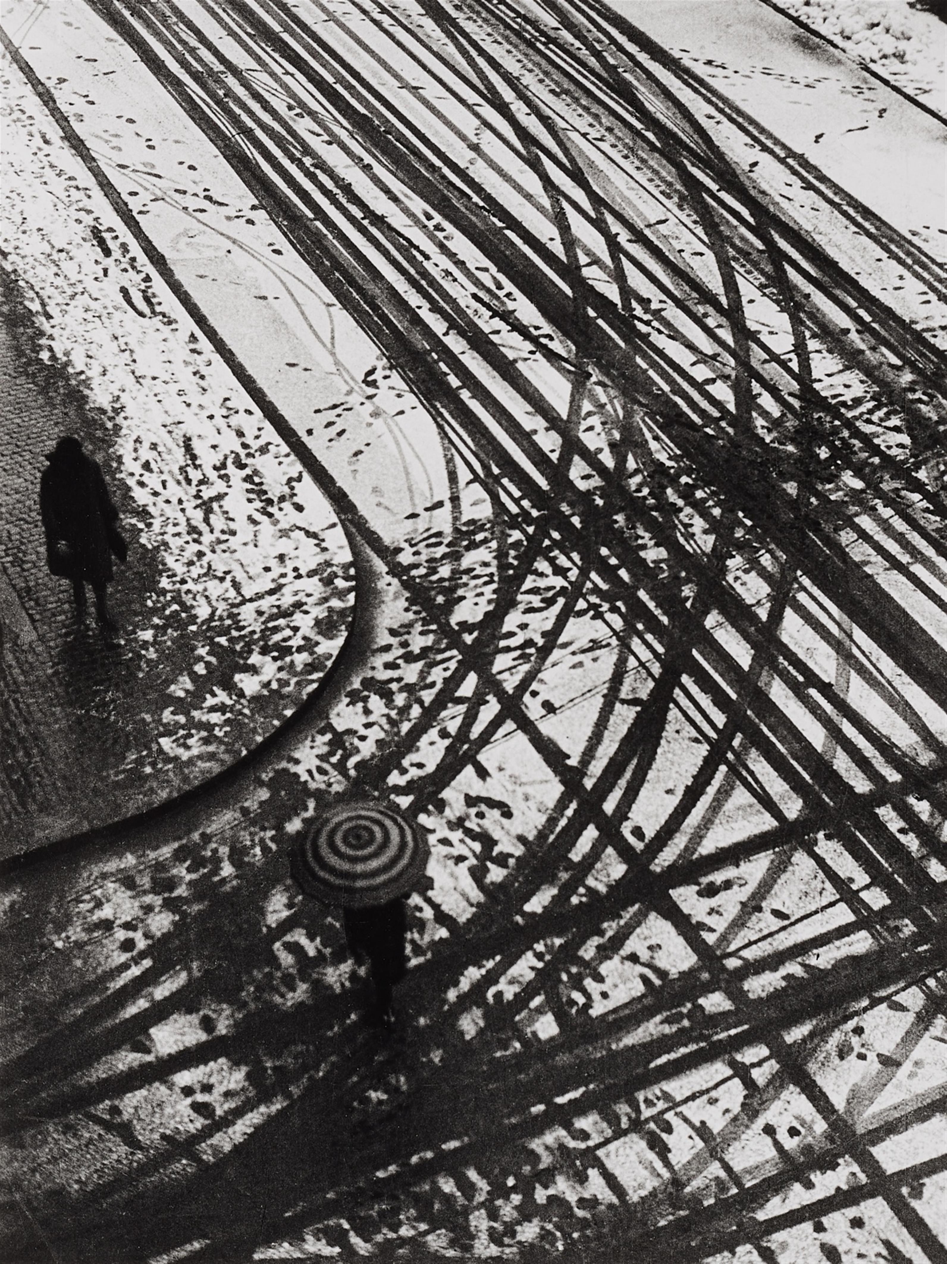 Anton Stankowski - Spuren im Schnee