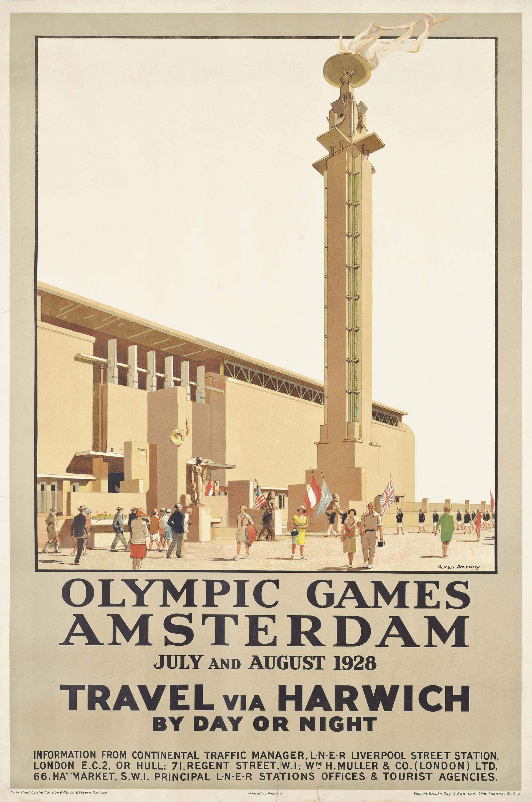 Anton Van Anrooy - Olympic Games, Amsterdam