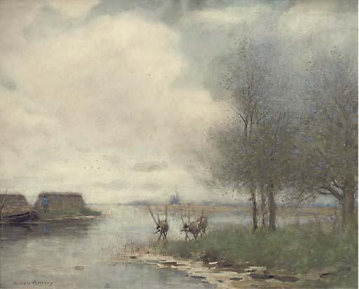 Anton van Anrooy - Peat Marshes, Holland