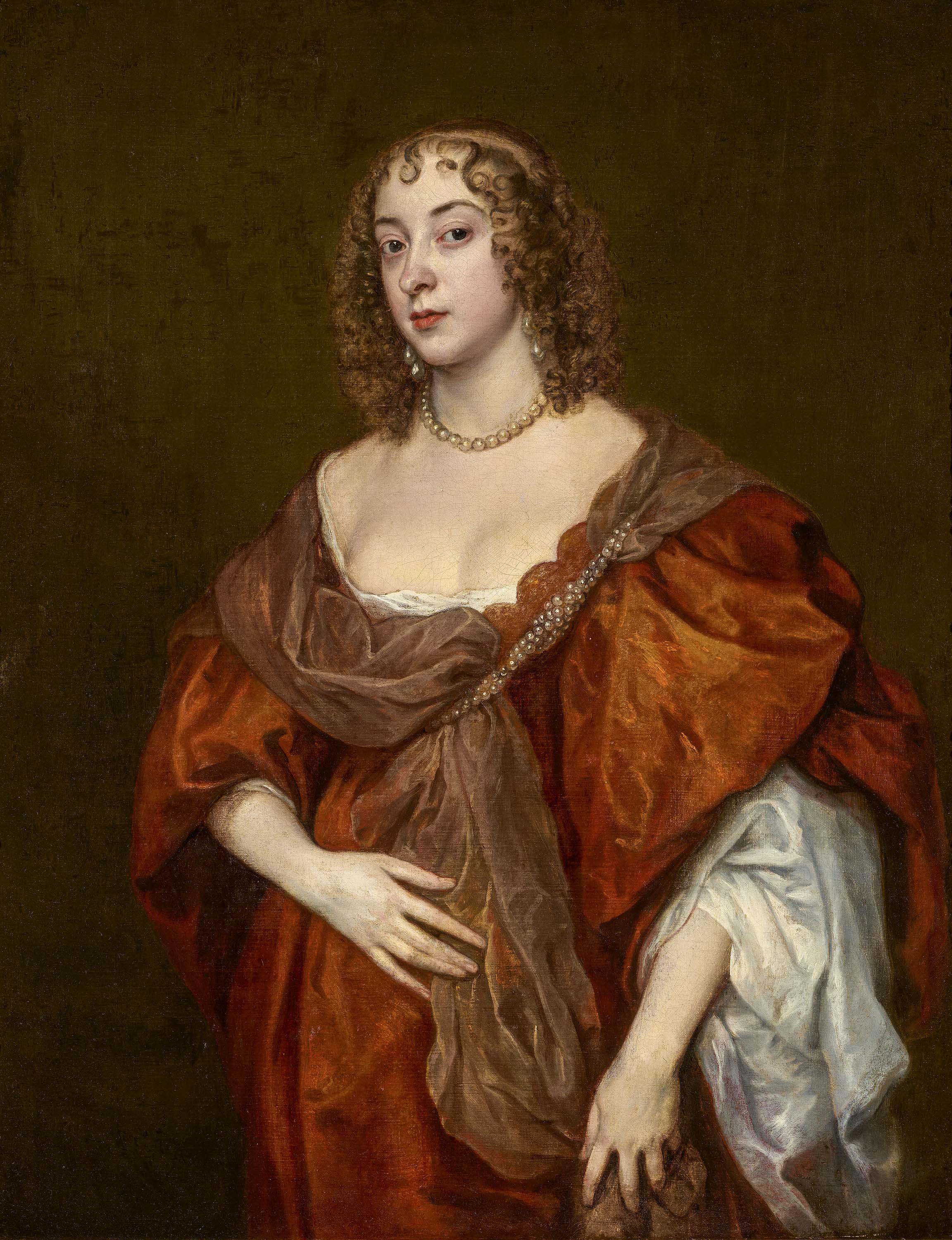 Anton Van Dyck - Angebliches Porträt der Elizabeth Howard.