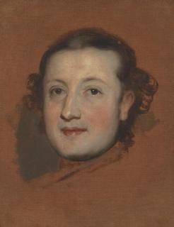 Anton Von Maron - Portrait of Cardinal Carlo Rezzonico, A Head Sketch