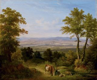 Anton Winterlin - Ansicht von Basel, 1845