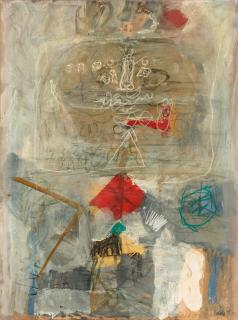 Antoni Clavé - Abstract composition