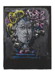 Antoni Clavé - Etude de coiffure pour \