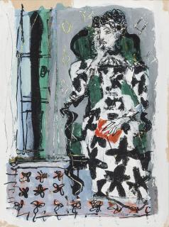 Antoni Clavé - Femme assise