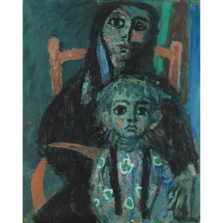 Antoni Clavé - Femme Et Enfant