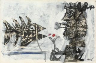 Antoni Clavé - Le Roi Au Poisson