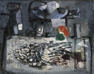 Antoni Clavé - Nature morte au poisson