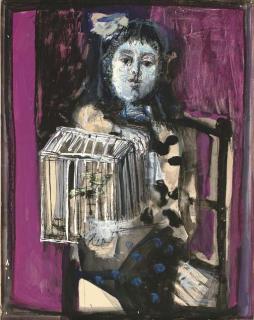 Antoni Clavé - Portrait of a Girl