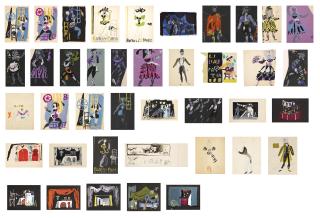 Antoni Clavé - Projet de décors et costumes pour \'\'Carmen\'\'