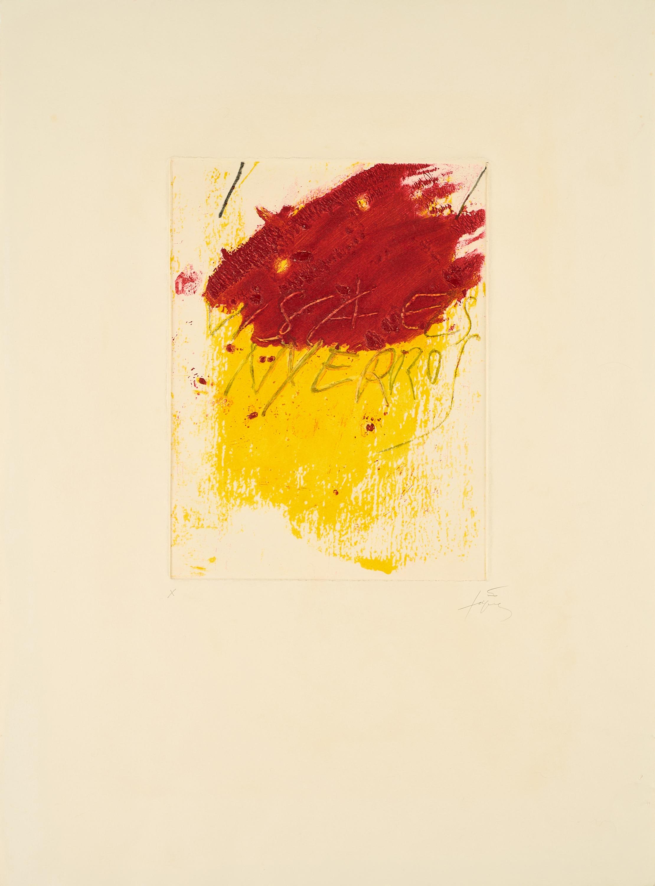 Antoni Tàpies - Aus: La Clau del Foc.