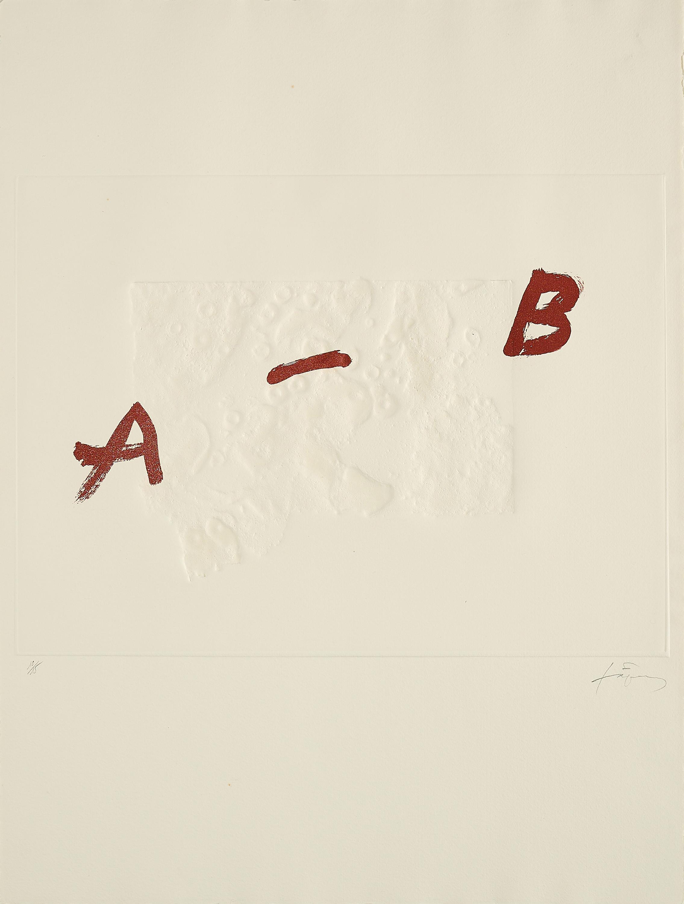 Antoni Tàpies - Aus: Le plus beau cadeau. Poésies d\'enfants non voyants.