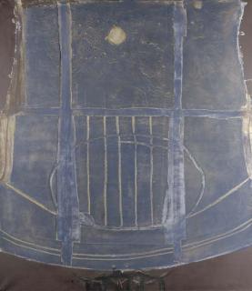 Antoni Tàpies - Azul. No. Lxix.