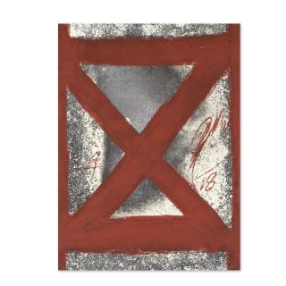 Antoni Tàpies - Barrière Marron, 1976