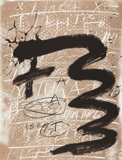 Antoni Tàpies - Bl. für: Columbus – In Search of a New Tomorrow.
