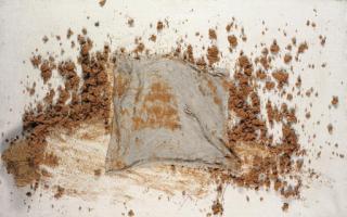 Antoni Tàpies - Cleaning Rag and Sawdust