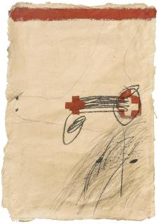 Antoni Tàpies - Croix positif et negatif.