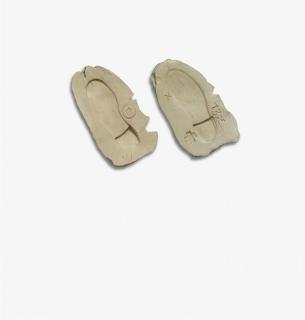 Antoni Tàpies - Dues empremtes de peus II (Zwei Fußabdrücke II)