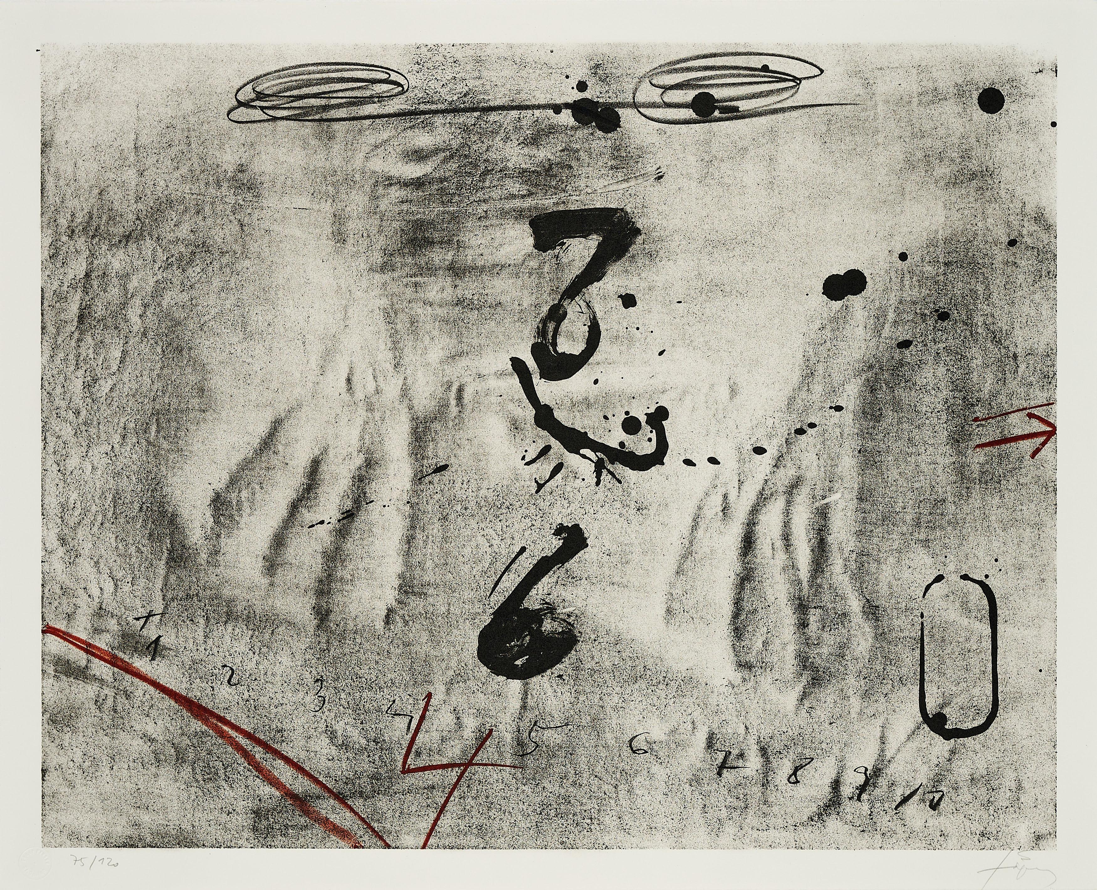 Antoni Tàpies - Empreintes de mains.
