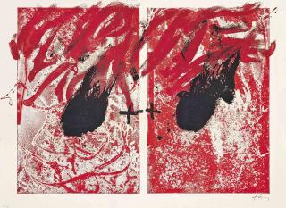 Antoni Tápies - Feu II (Galfetti 786)