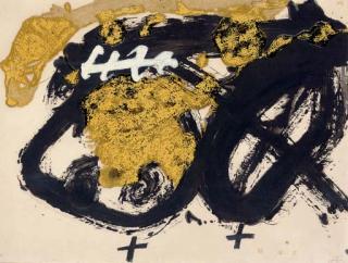 Antoni Tapies - Formes i vernis (G. 1065)