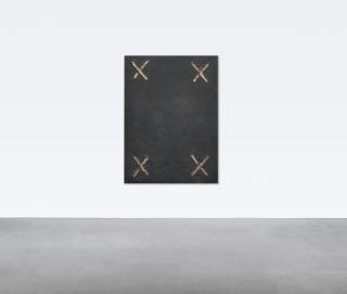 Antoni Tàpies - Four Xs On Black