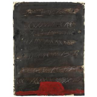 Antoni Tàpies - Franges Encolades (Glued Strips)