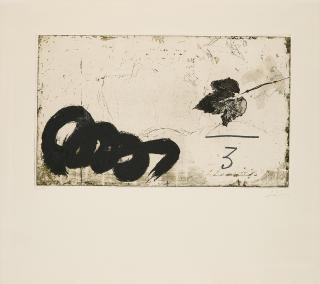 Antoni Tàpies - Fulla i tres.