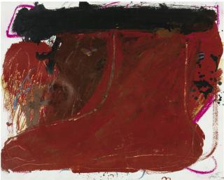 Antoni Tàpies - Gouache-Piedsigned; Gouache And Pencil On Paper. Executed In 1971.