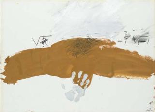 Antoni Tàpies - Huella sobre mancha