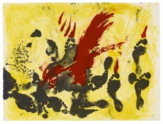 Antoni Tàpies - La Taca Vermella