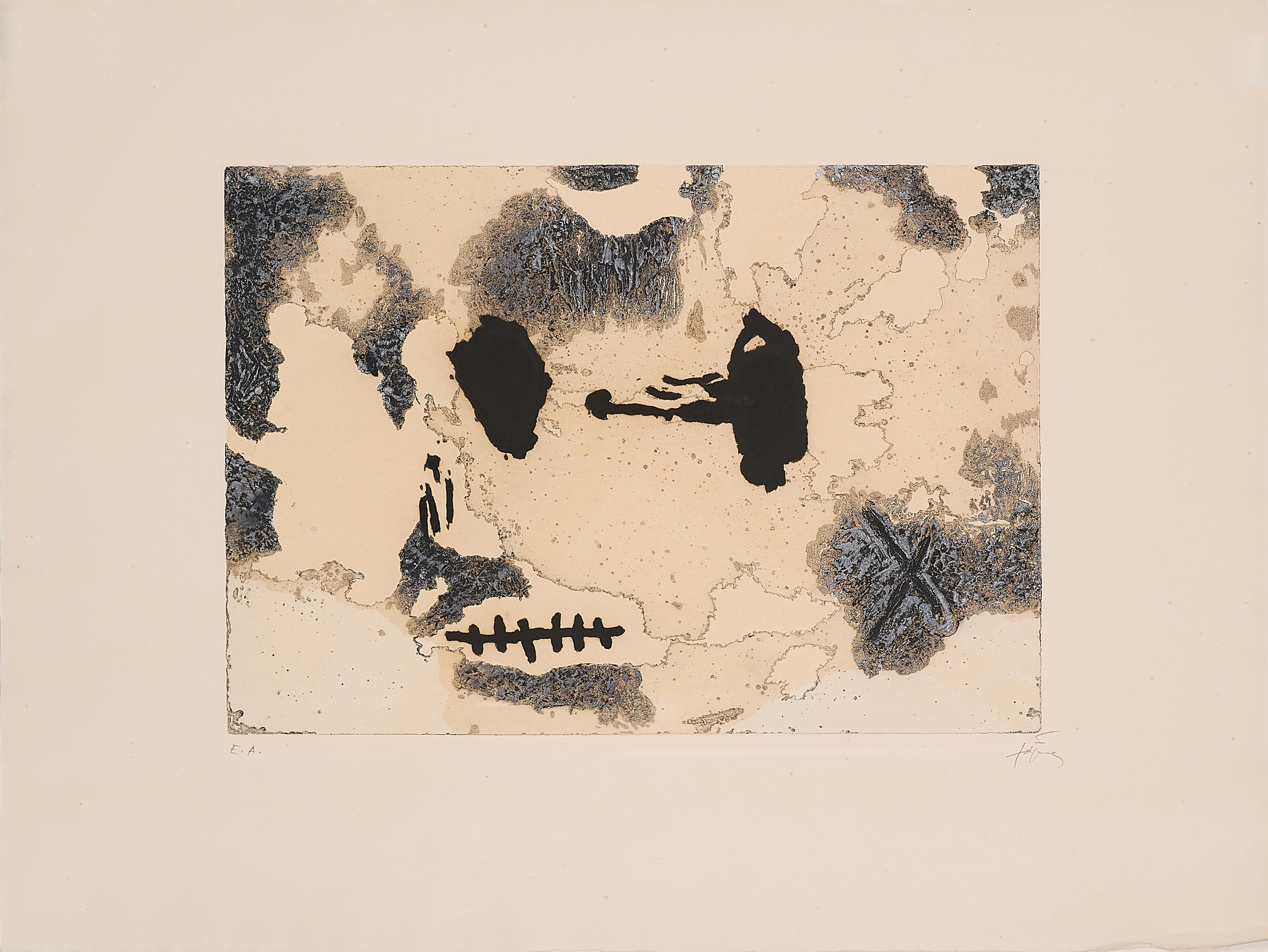 Antoni Tàpies - La Tête.