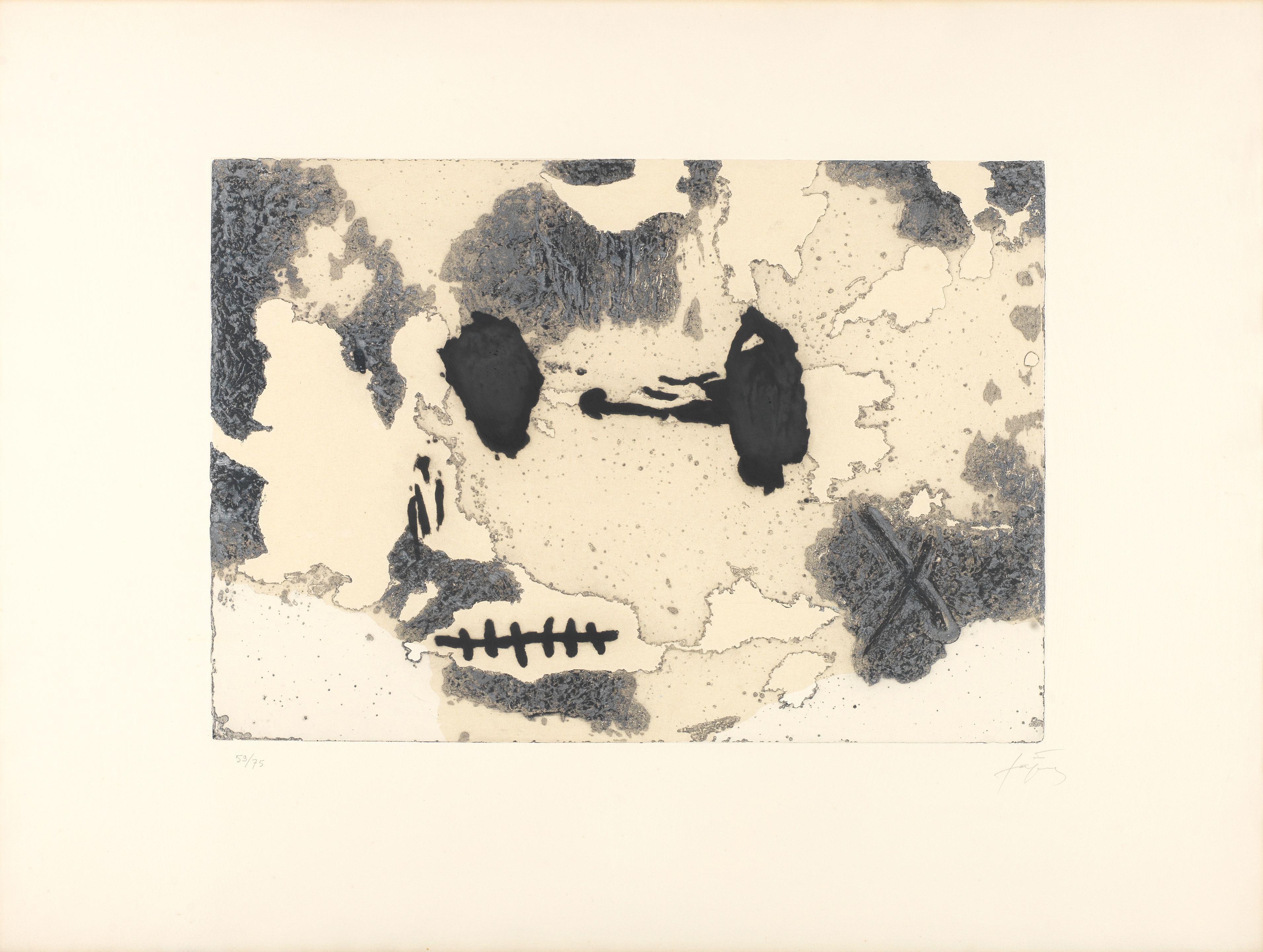 Antoni Tàpies - La Tête